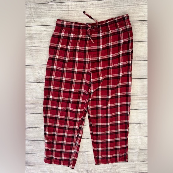 CROFT & BARROW men Plaid Red Pajama Pants/size L - Picture 5 of 8